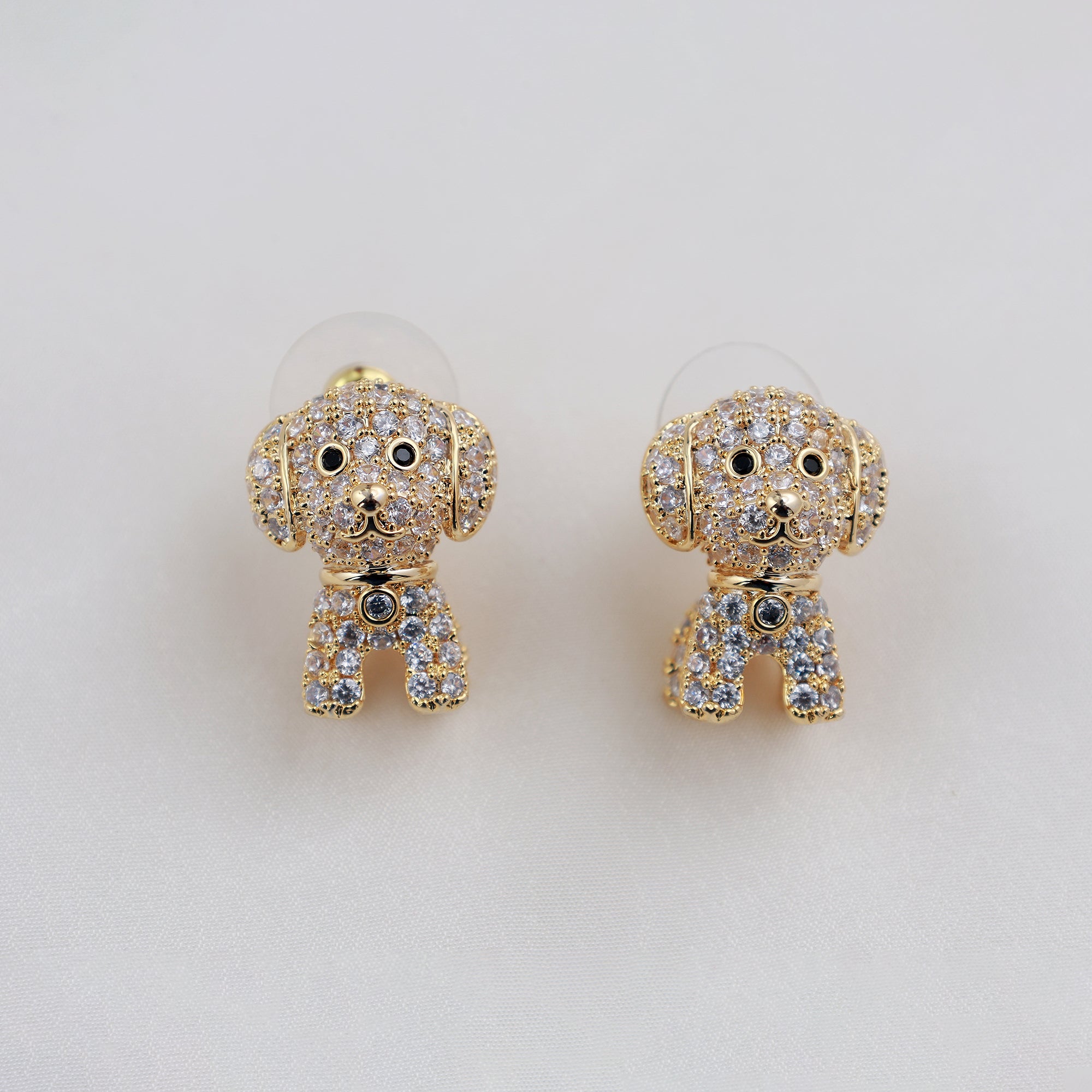 Darling Doglet Moissanite Studs