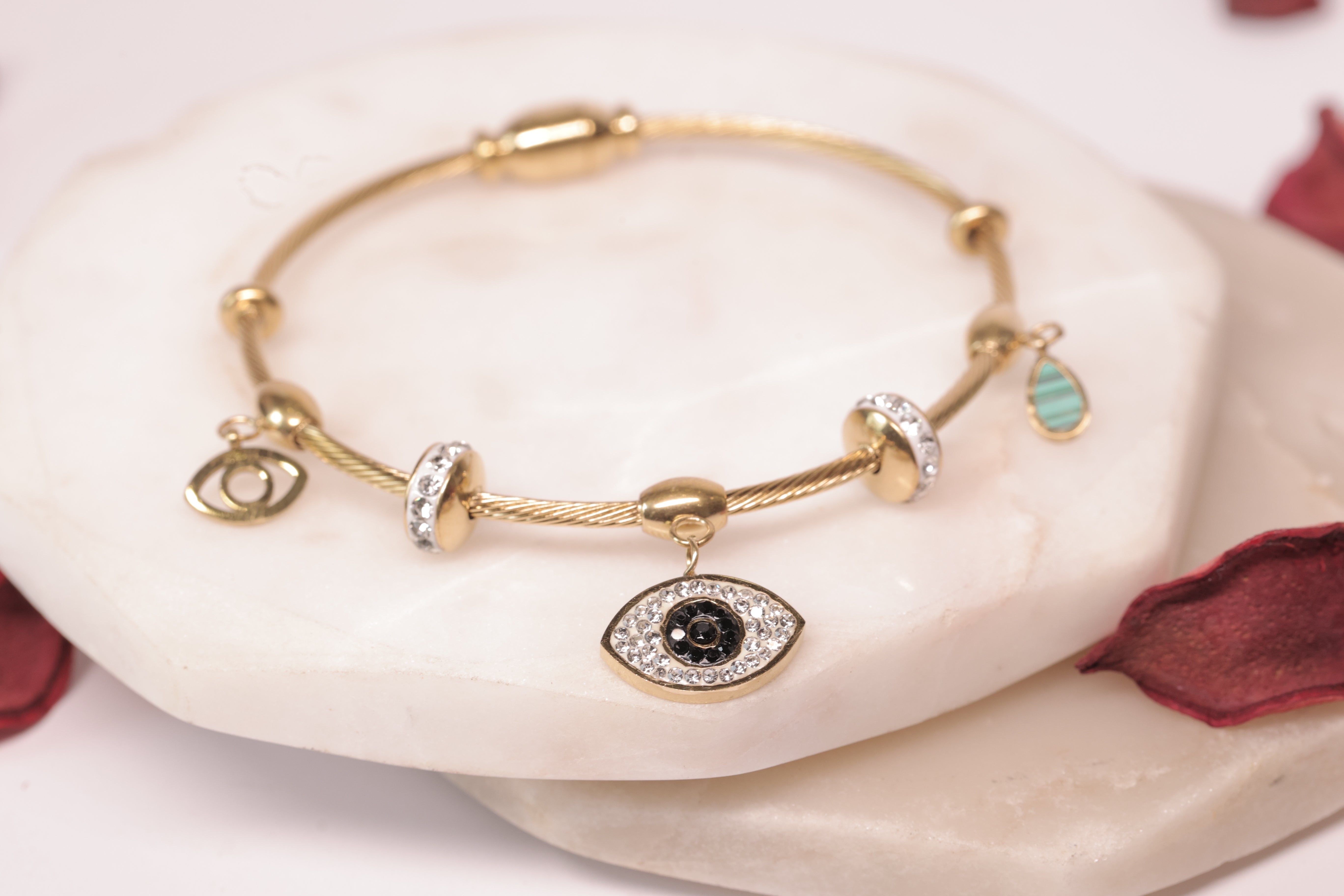 Evil Eye Charm Band