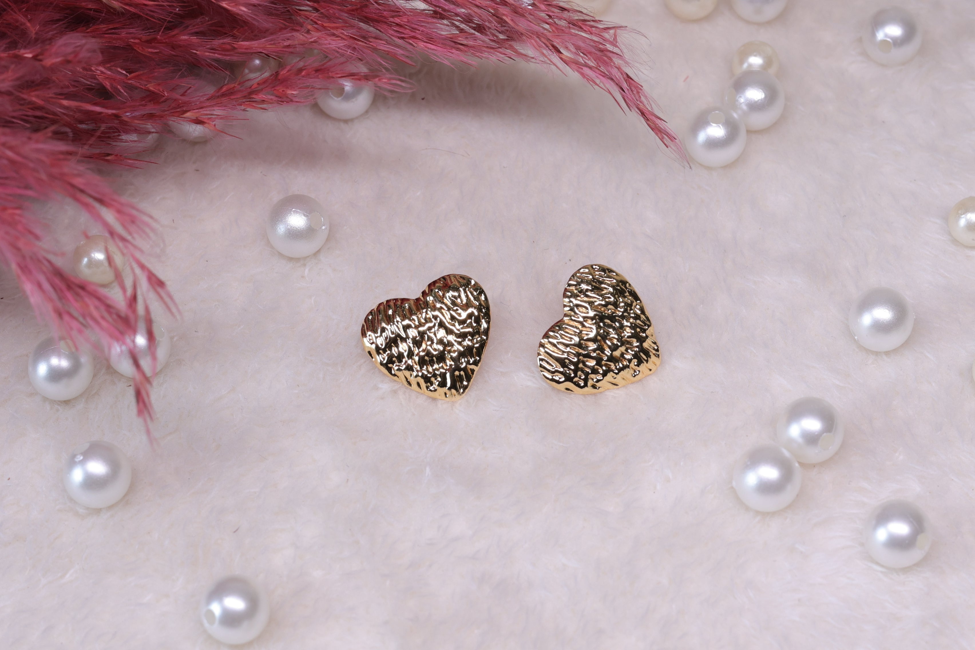 Textured Love Studs