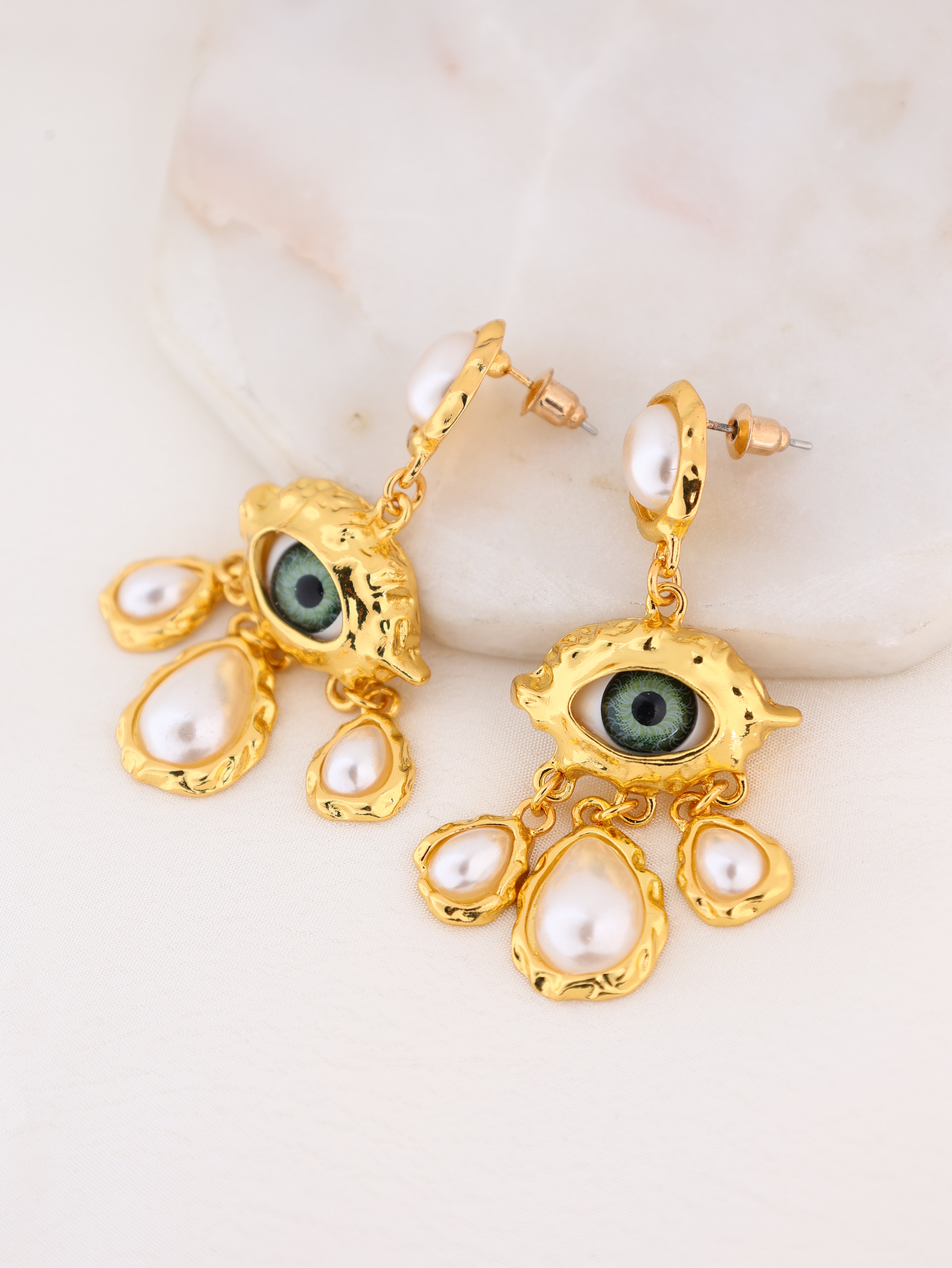Aegis Gold Earrings