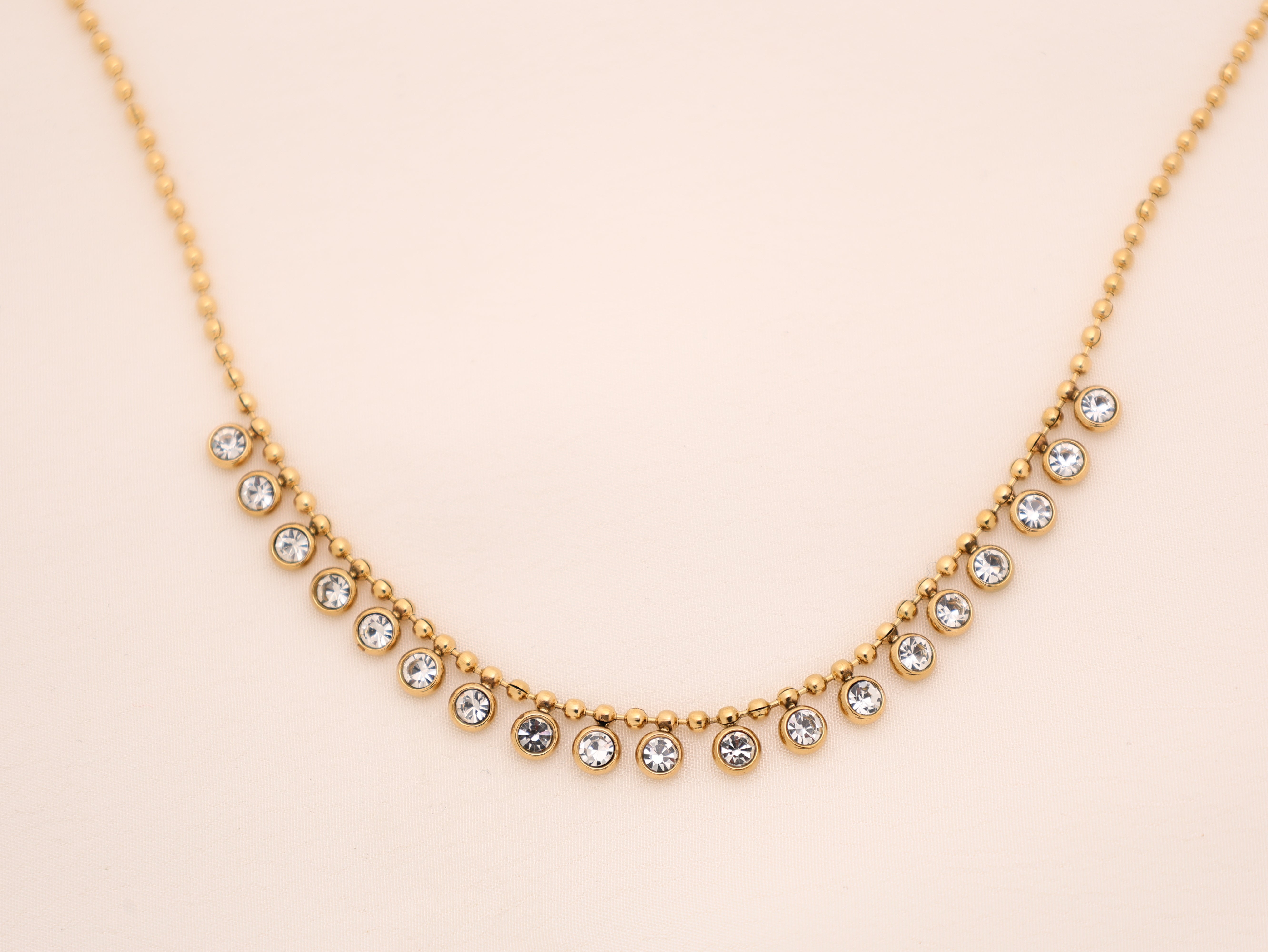 Aurelia Diamond Curve Necklace