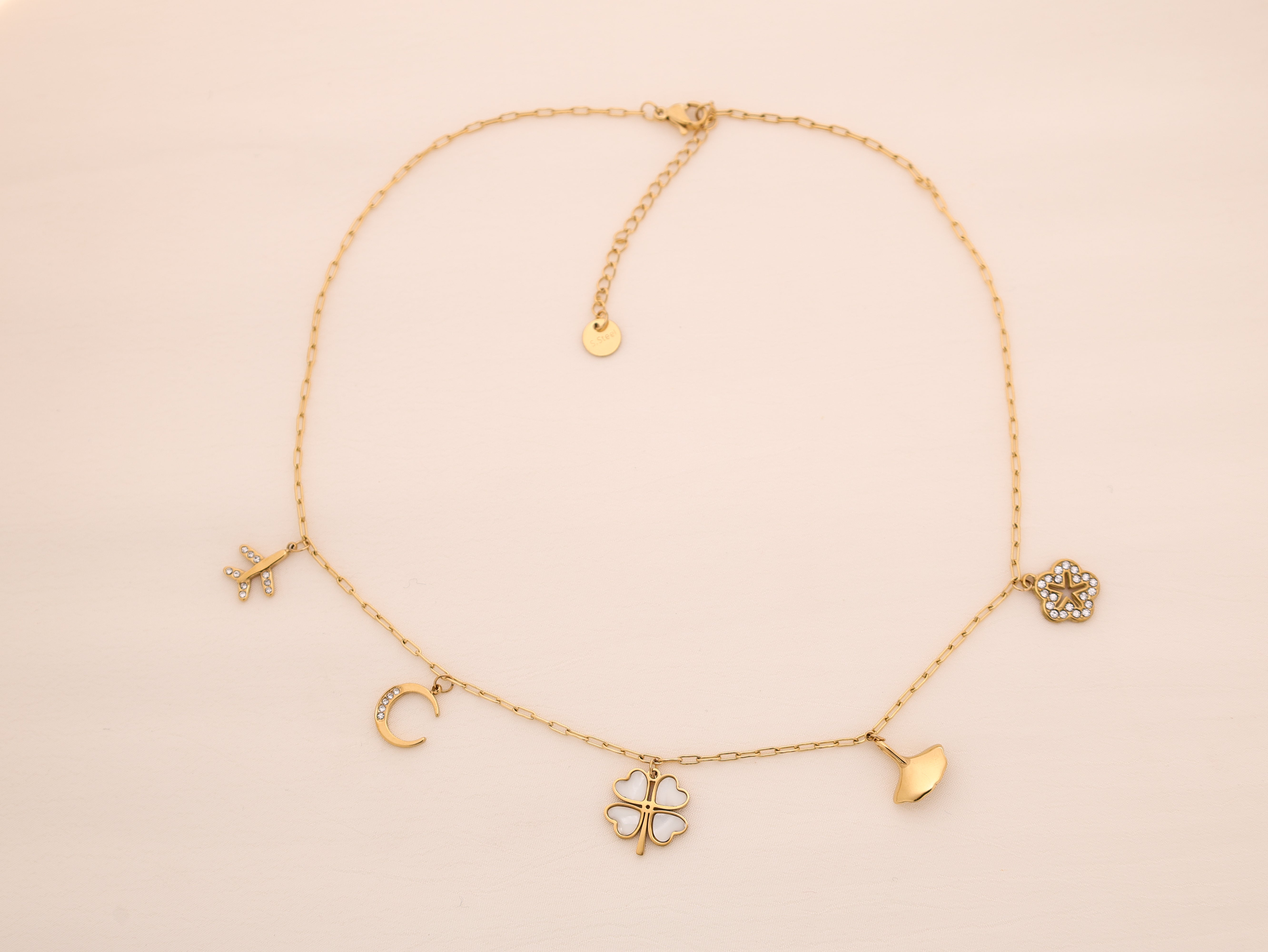 Fortune Glow Charm Necklace