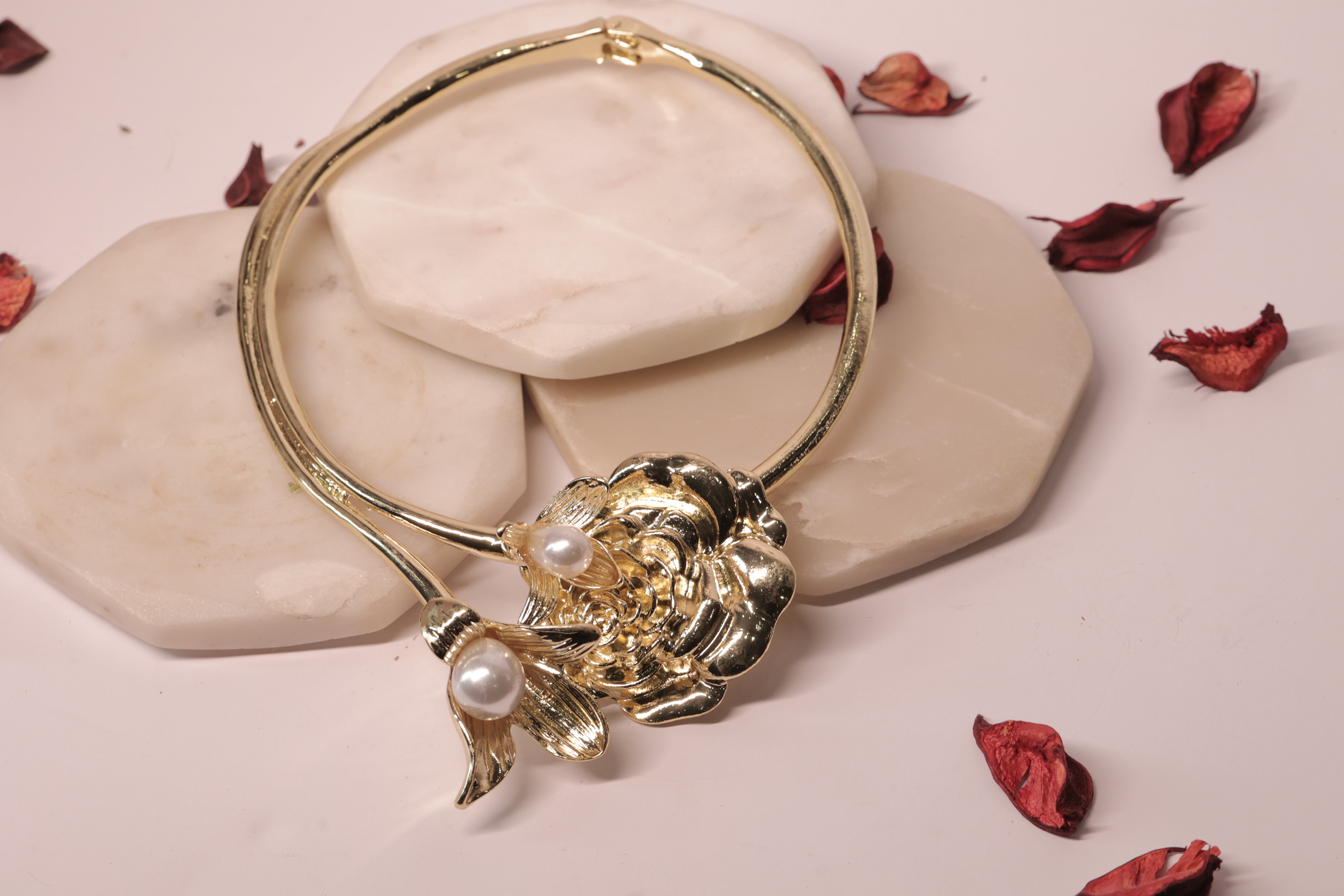 Rosé Luxe Choker Necklace