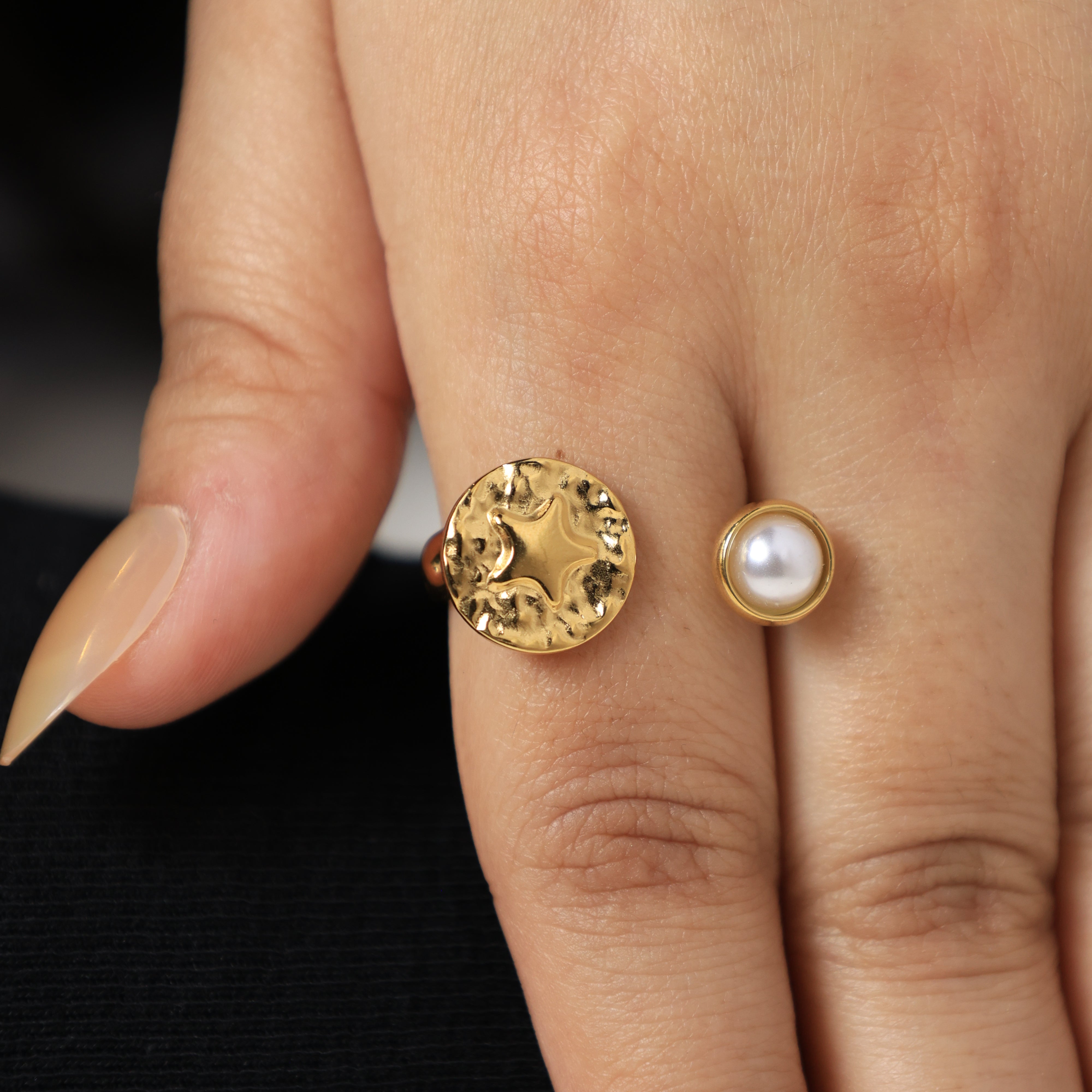 Aurelia Pearl Open Band