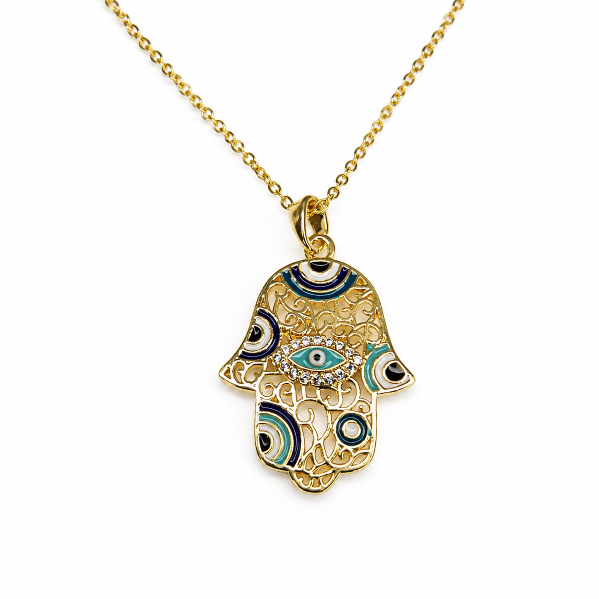 Hamsa Aura Pendant