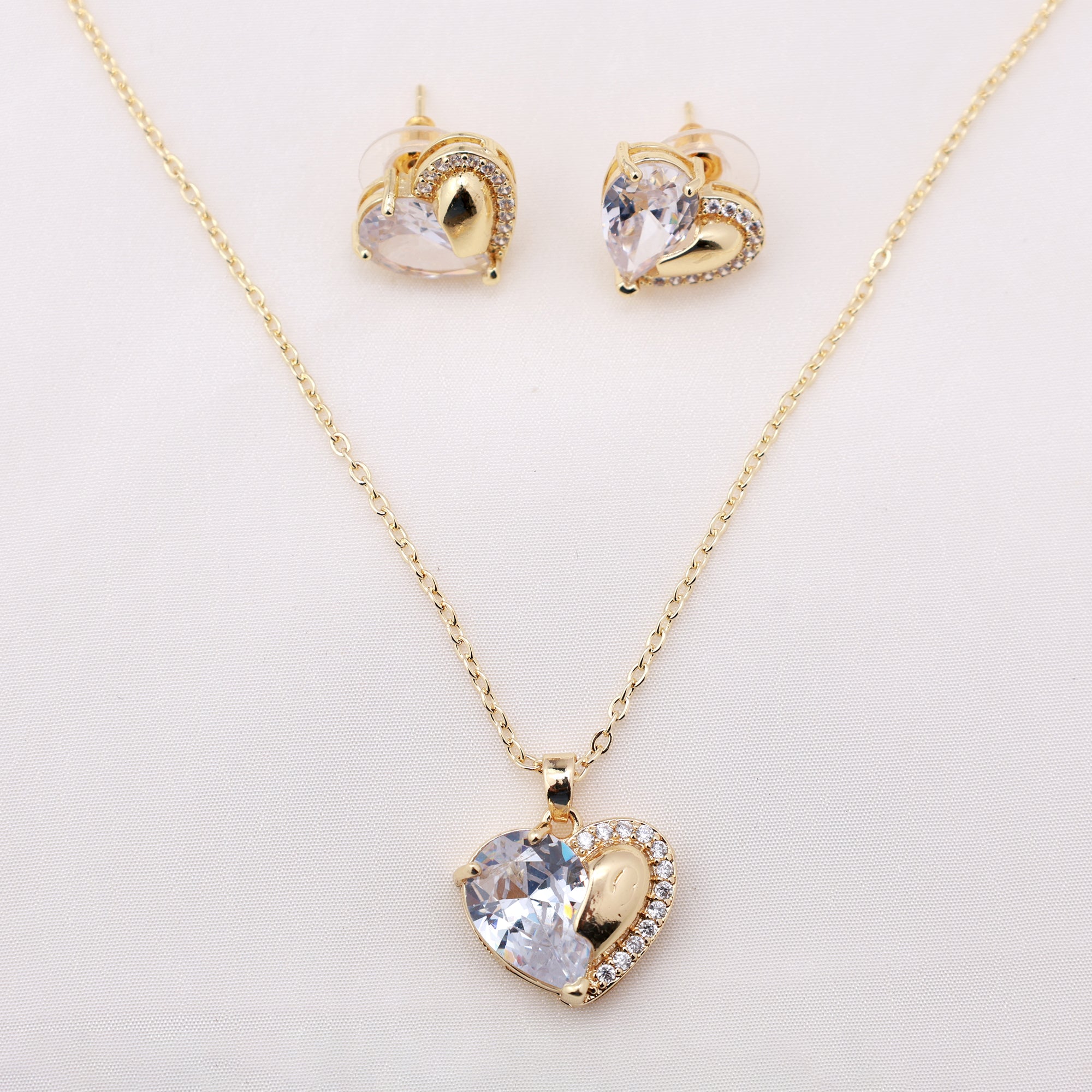 Golden Promise Moissanite Set