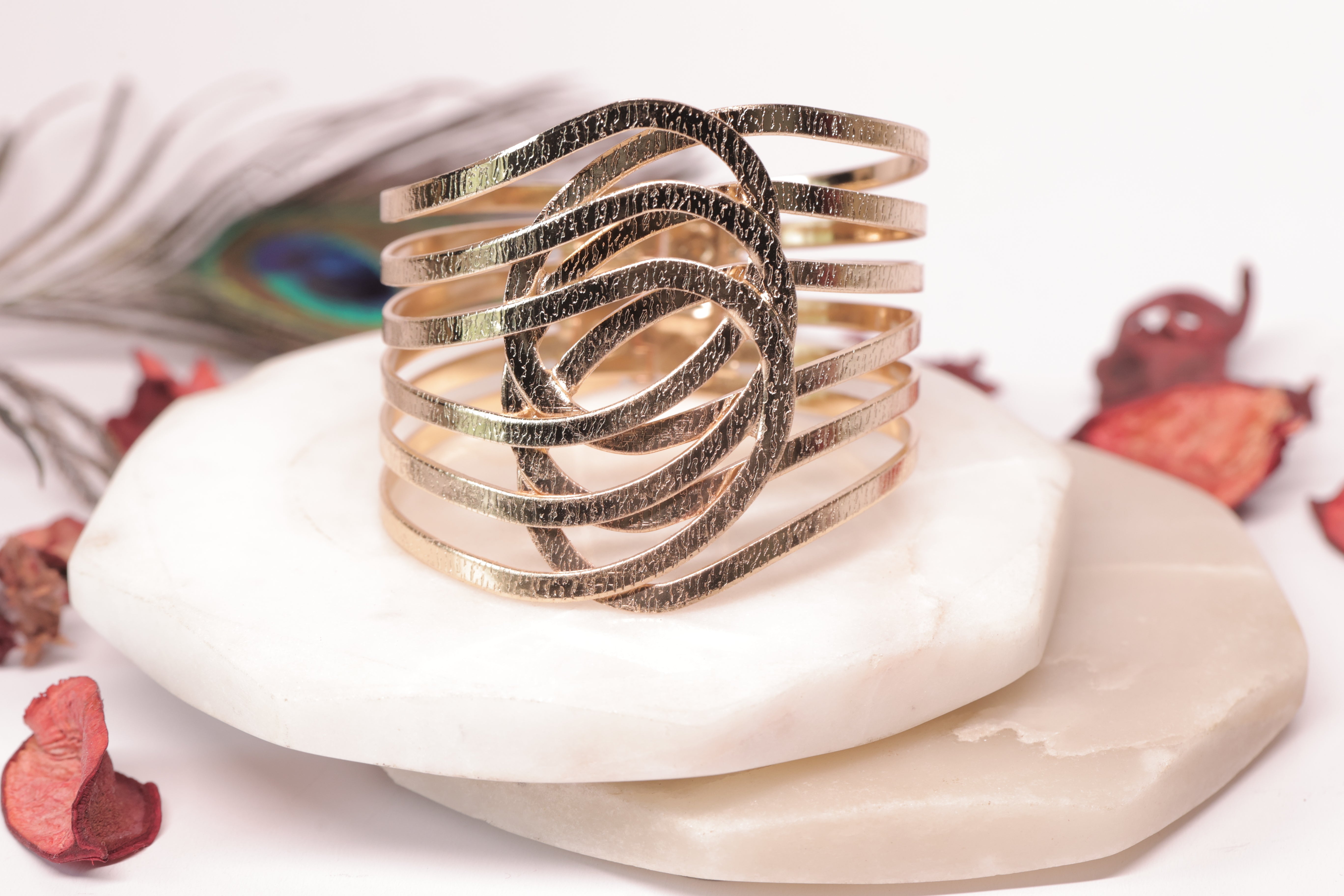 Golden Ripple Wrap