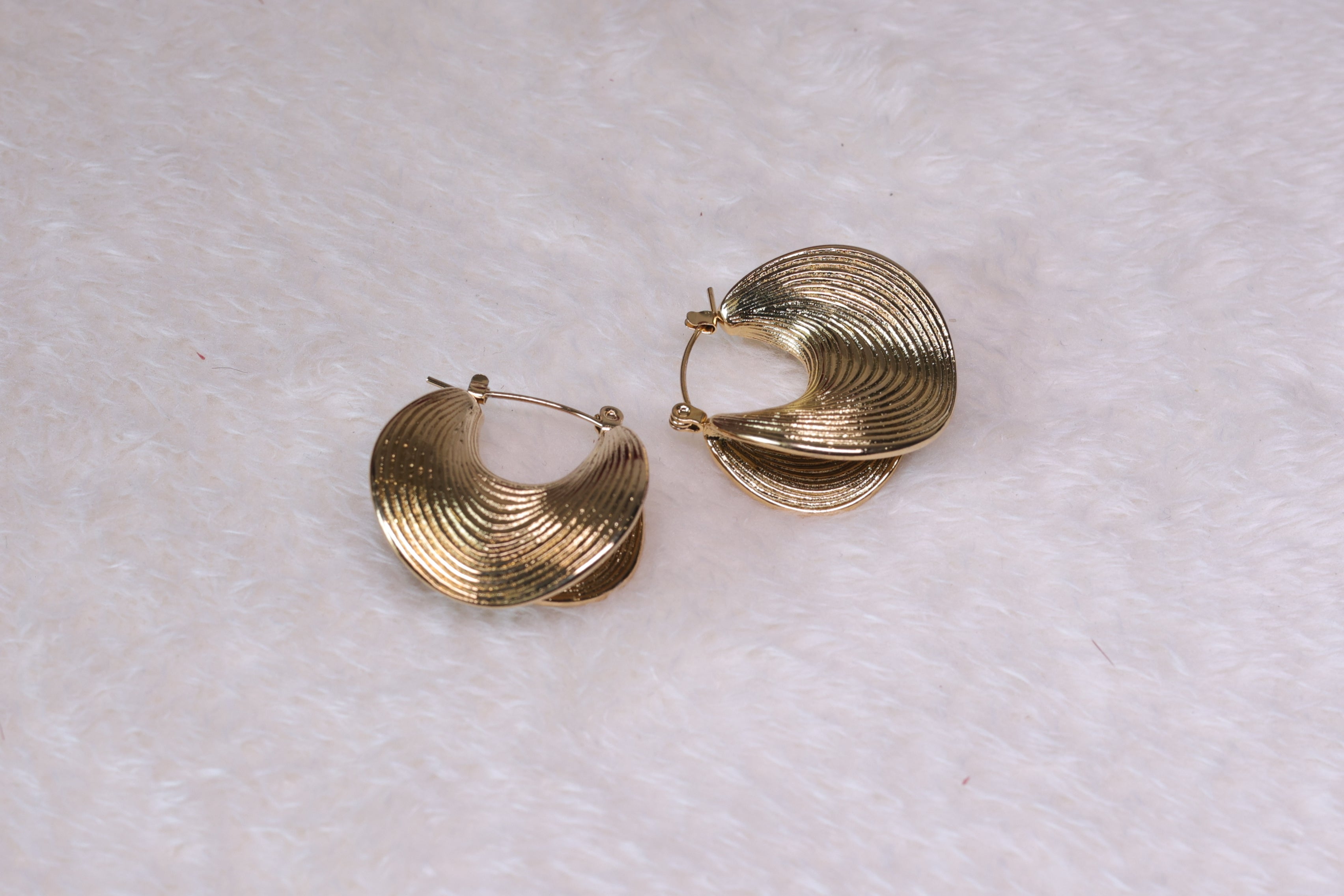 Gothic Ripple Hoops