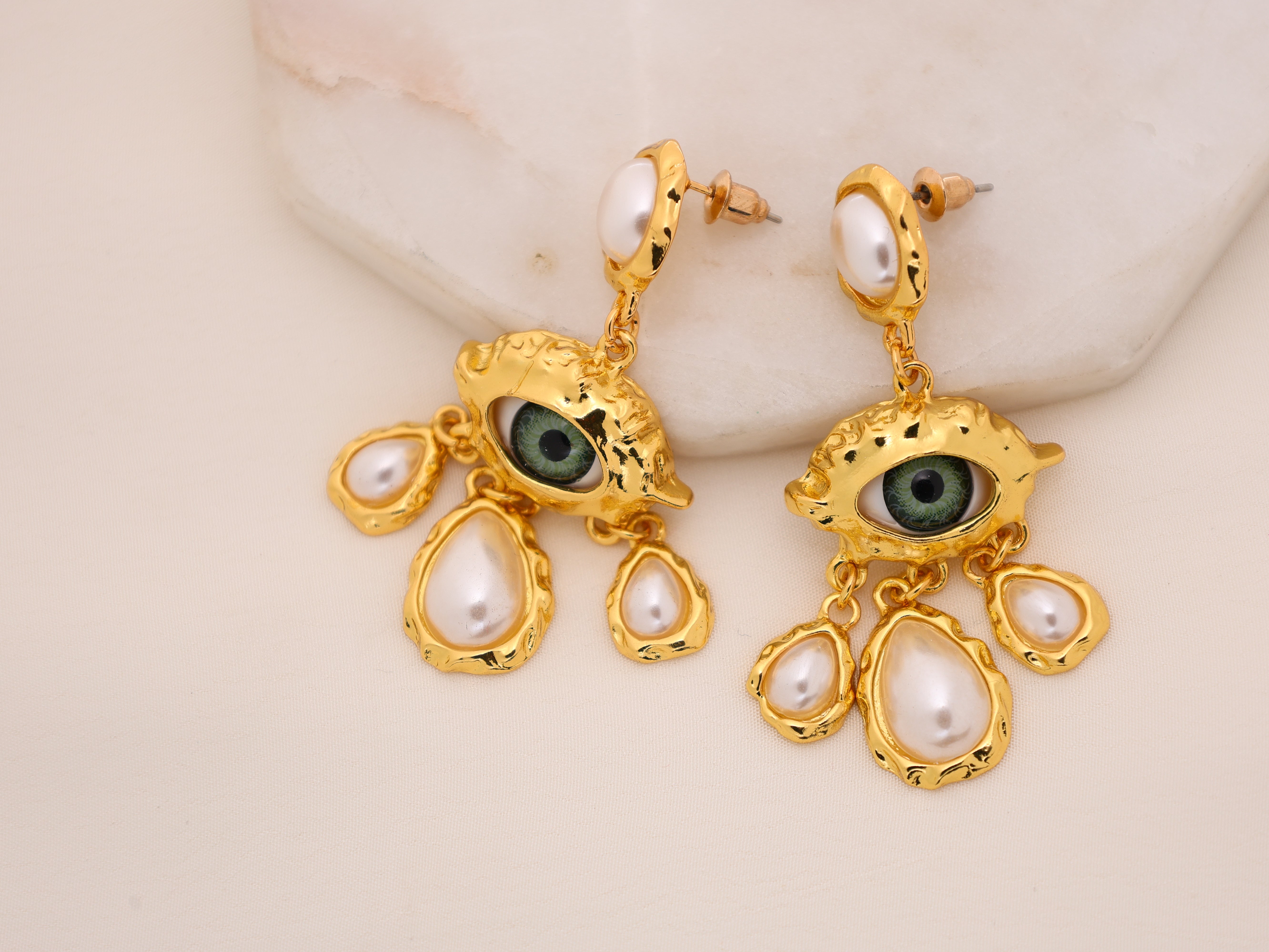 Aegis Gold Earrings