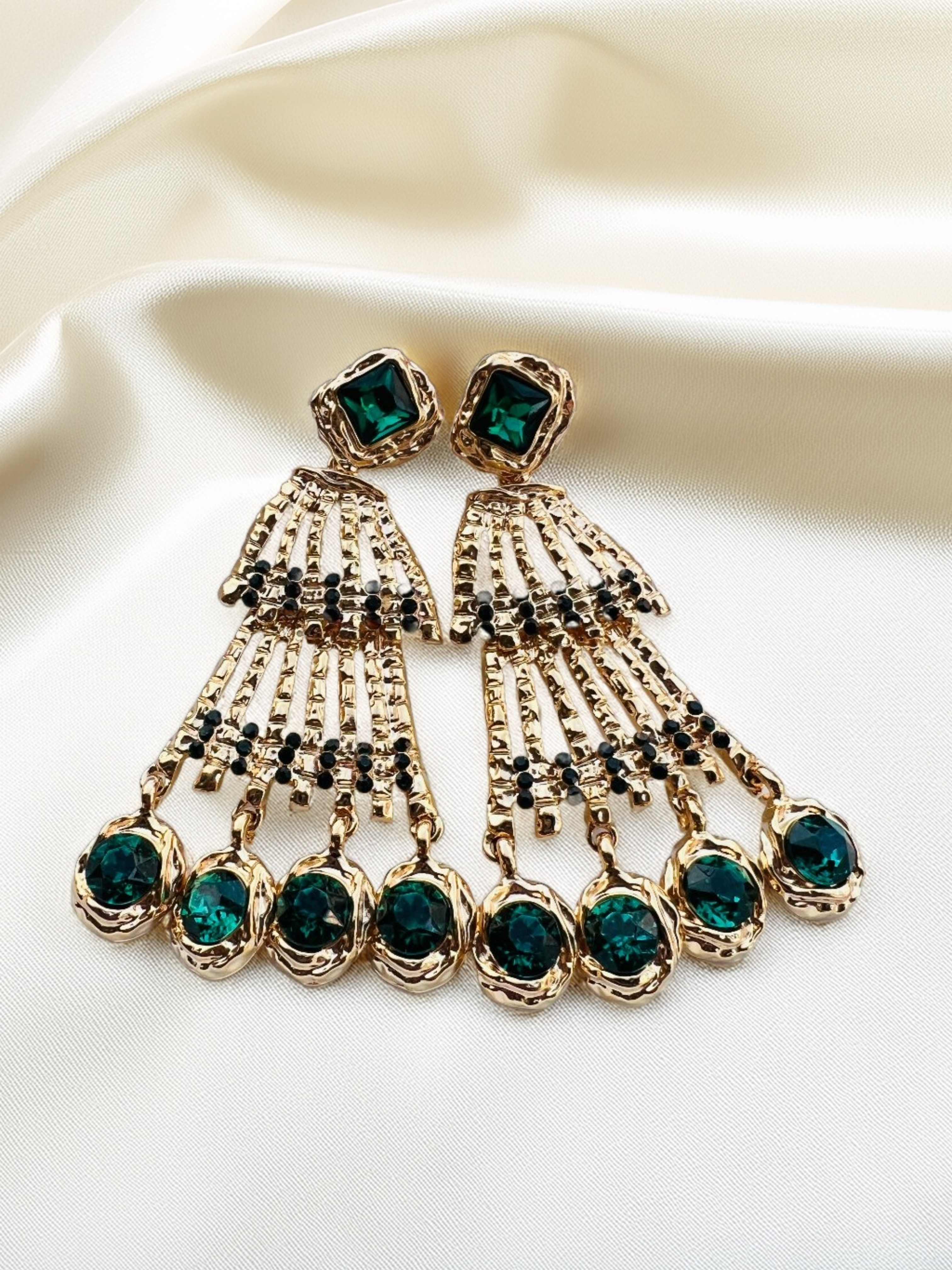 Gold Emerald Drapes