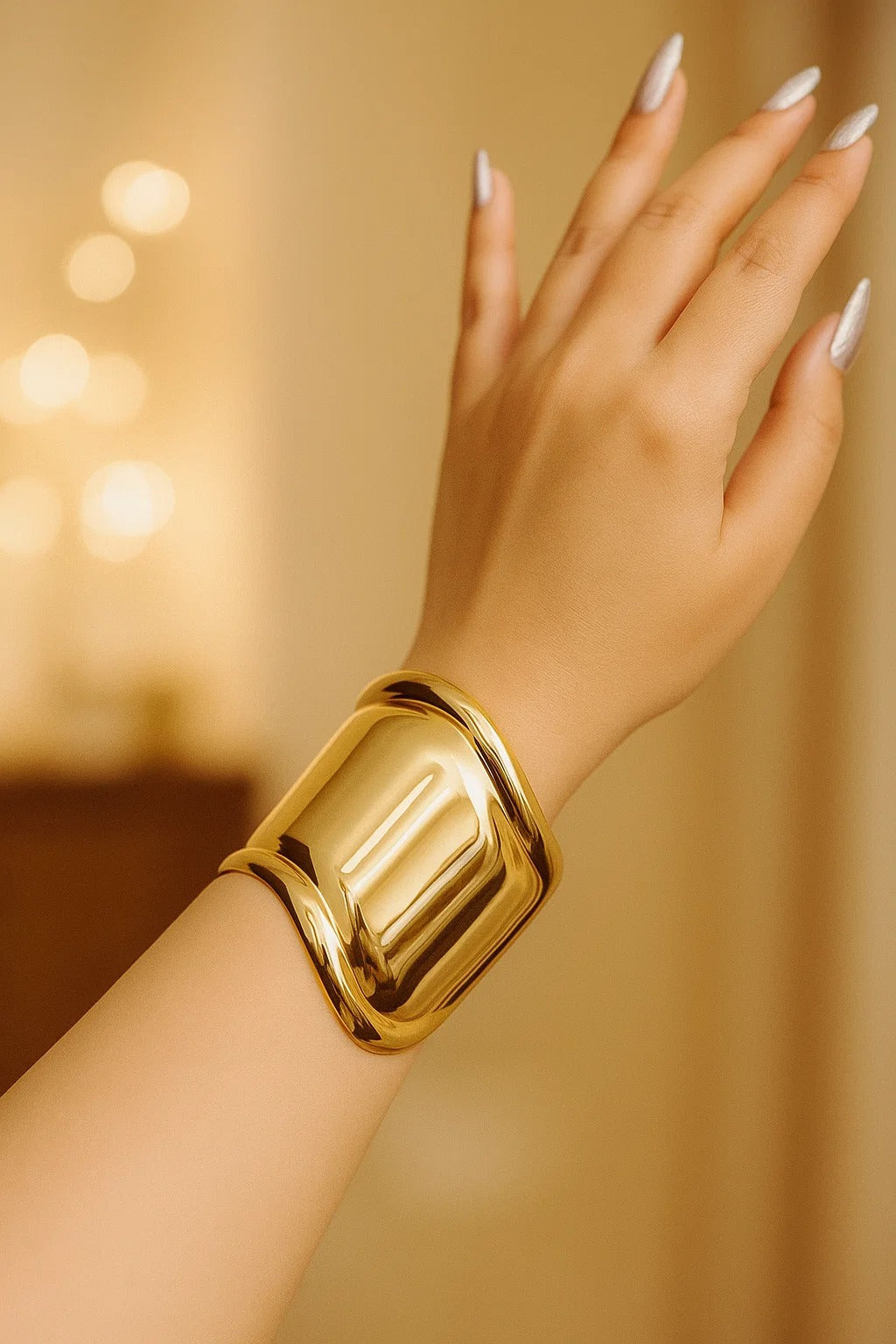 Golden Wave Cuff