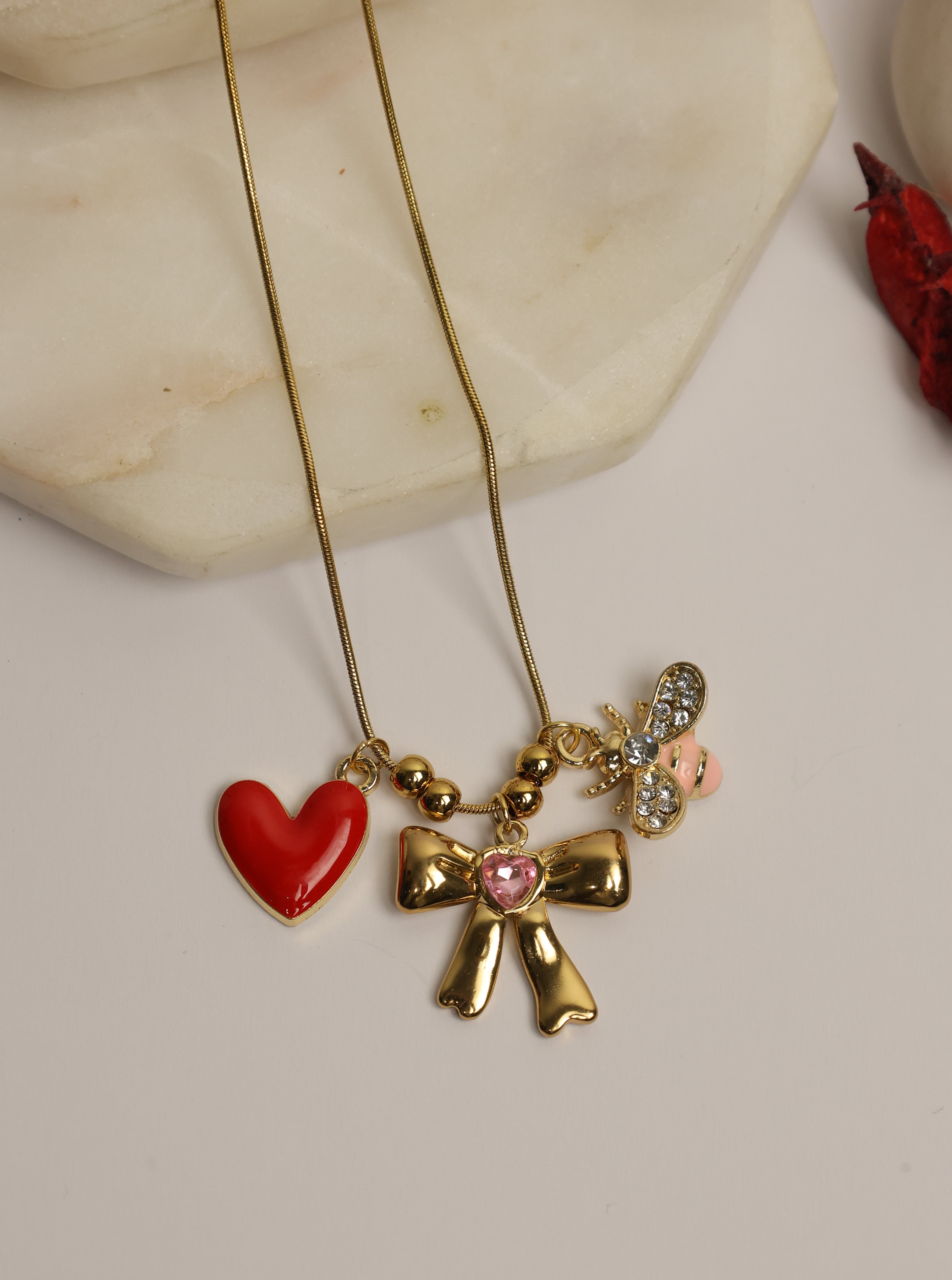 Bee My Heart Necklace