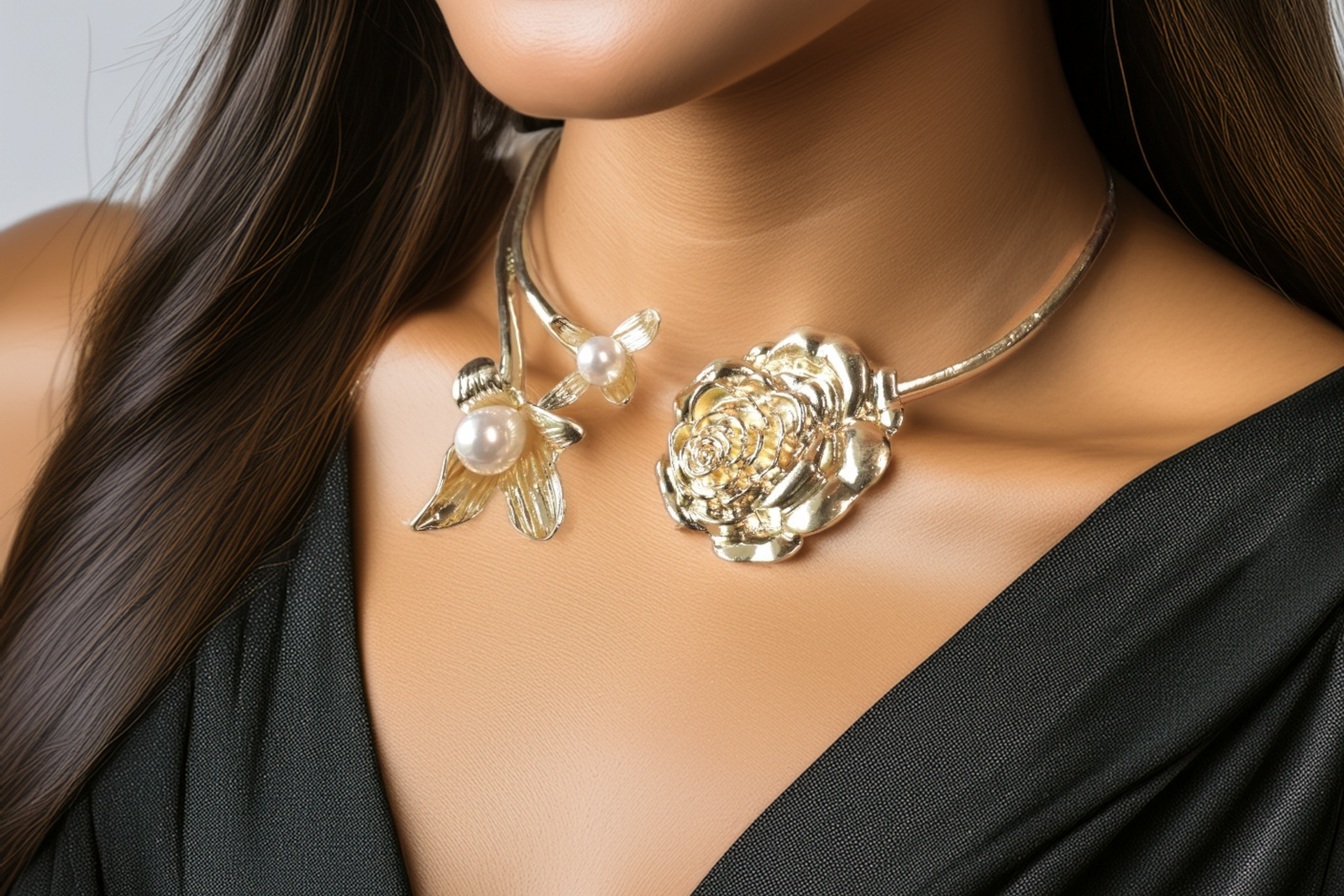 Rosé Luxe Choker Necklace