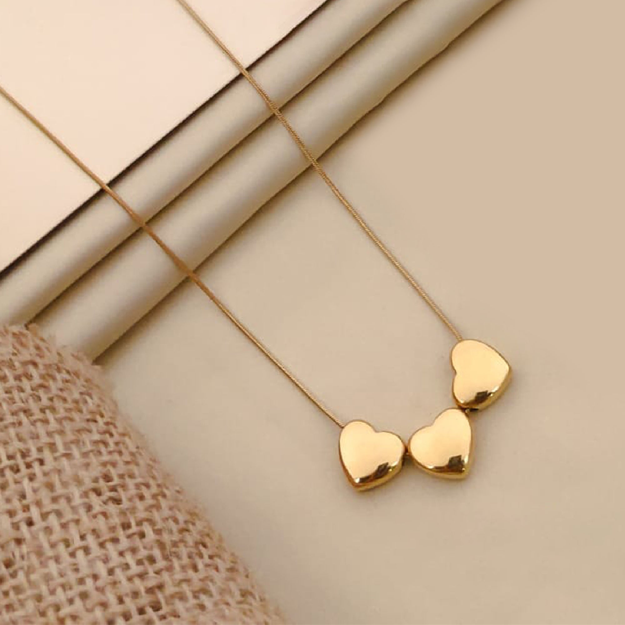 Golden Love Trio Pendant