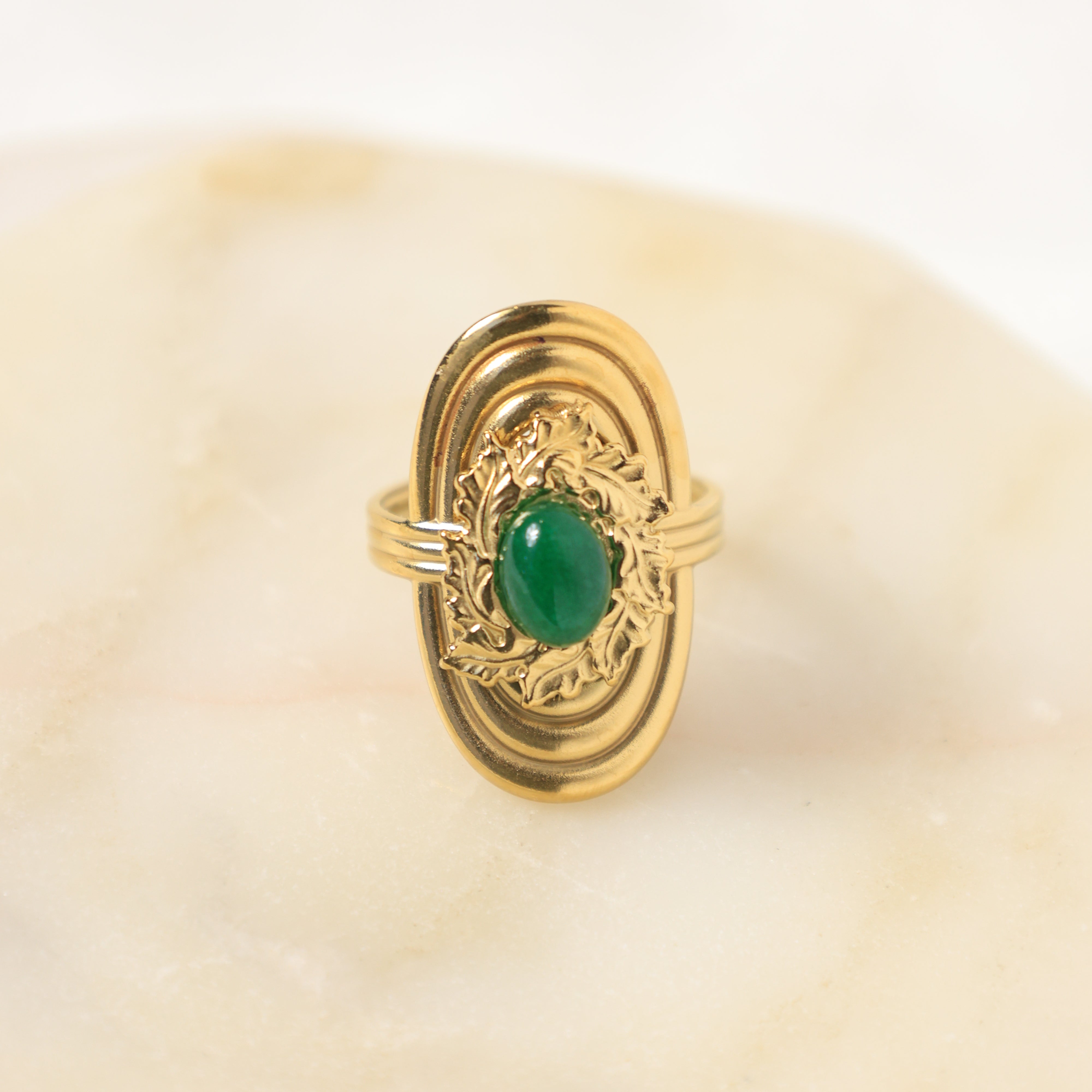 Green Enigma Ring