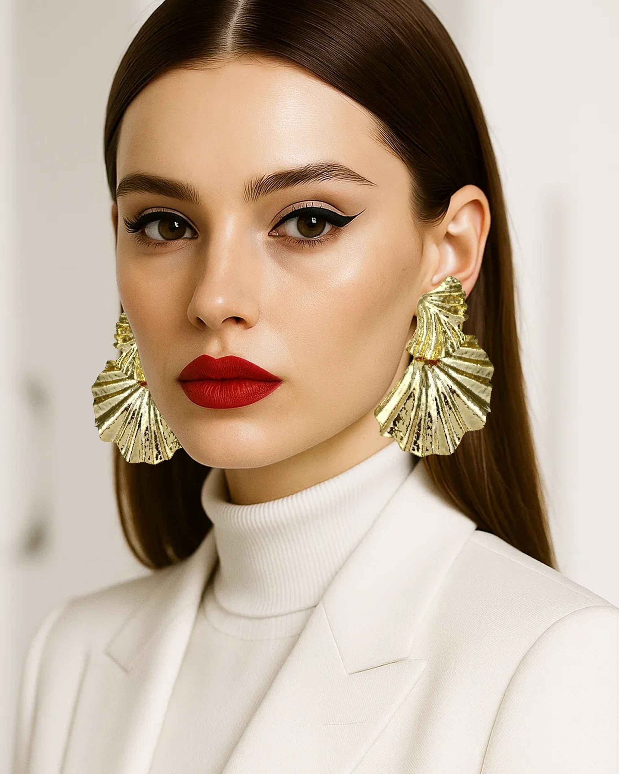 Aurora Fan Earrings