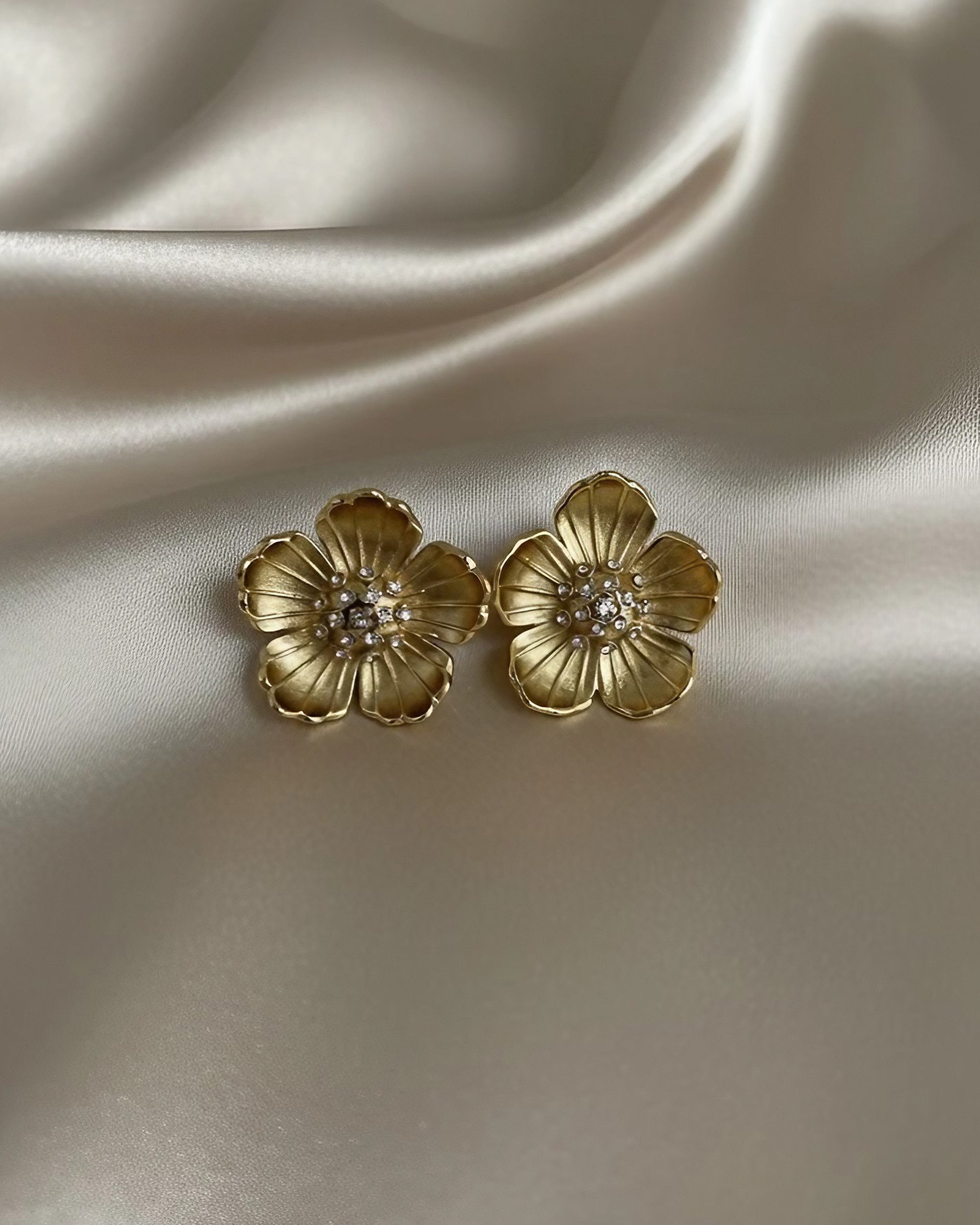 Golden Flora Studs