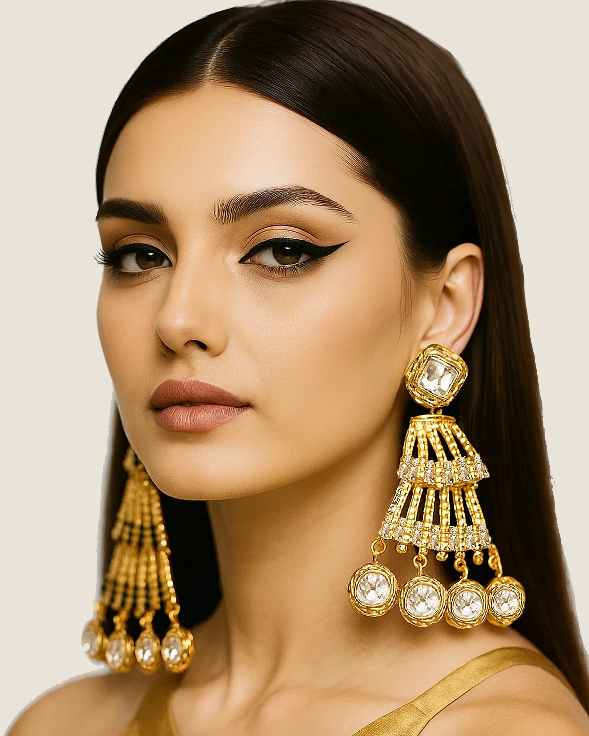 Gold Diamond Drapes